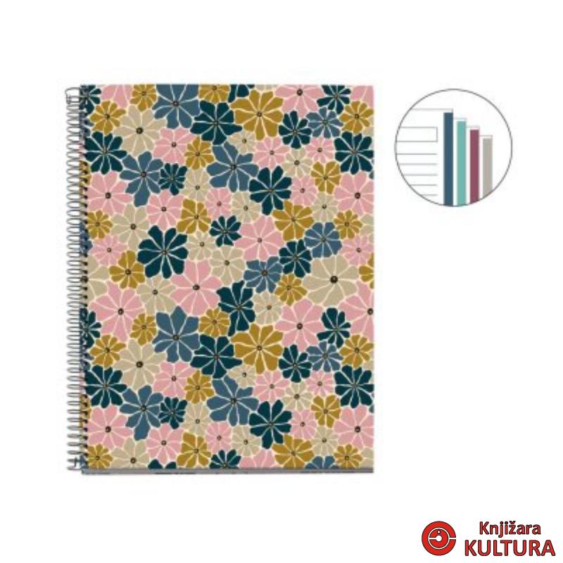 SVESKA A4 100L MIX BOHO ESSENCE DIKTO MR04405 