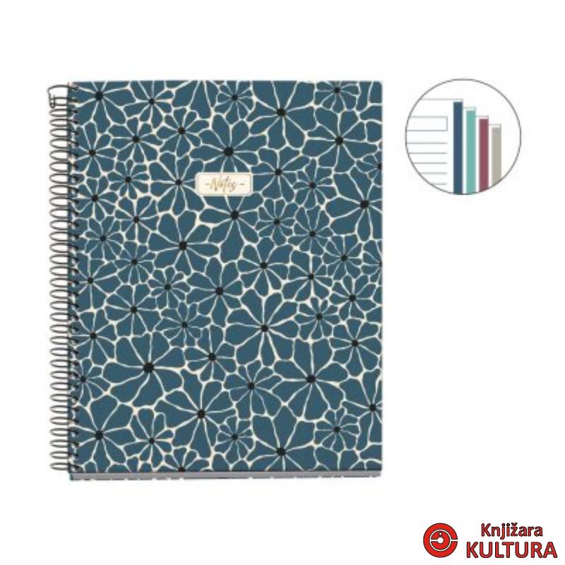 SVESKA A5 100L PRUSSIA BOHO ESSENCE DIKTO MR04409 