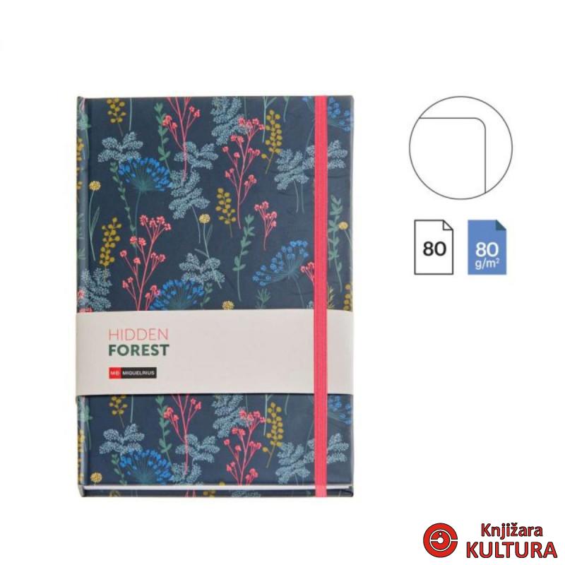 SVESKA A5 PLAIN HIDDEN FOREST MR08297 