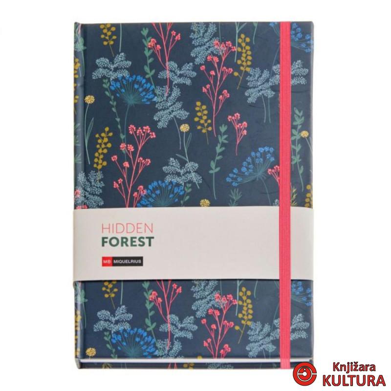 SVESKA A5 PLAIN HIDDEN FOREST MR08297 