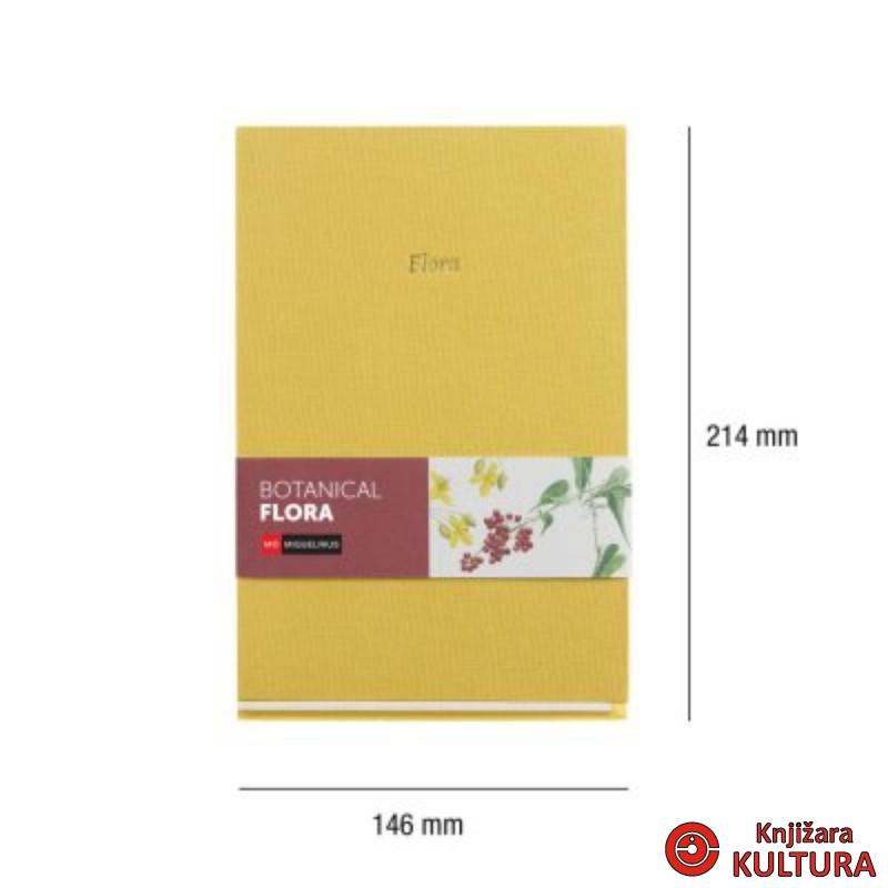 SVESKA A5 RULED BOTANICAL FLORA MR8318 