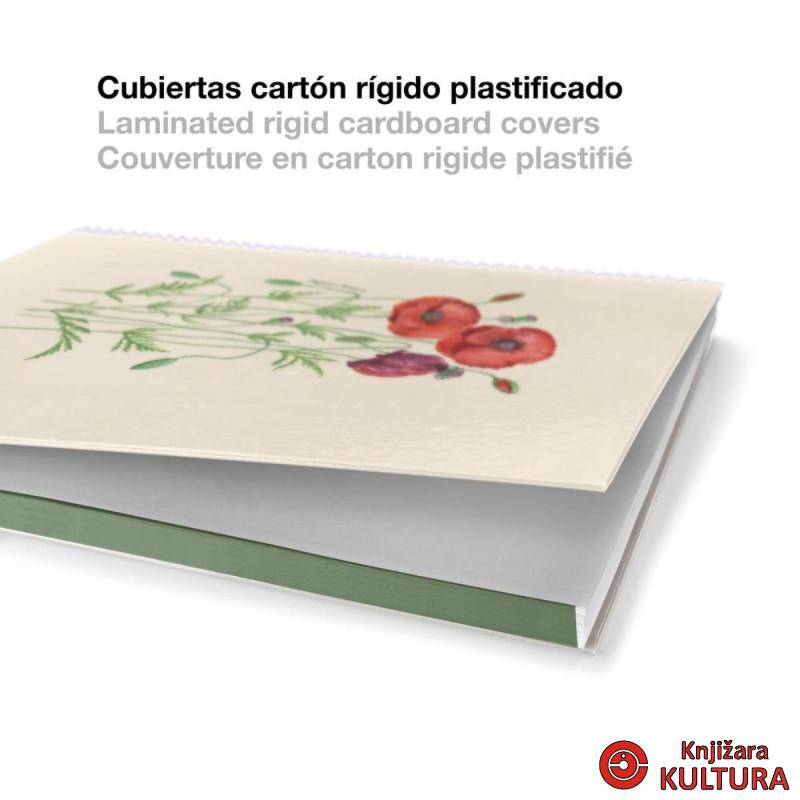 SVESKA A5 80 HOR 90 ENTREDOS PAPAVER RHOEDA 