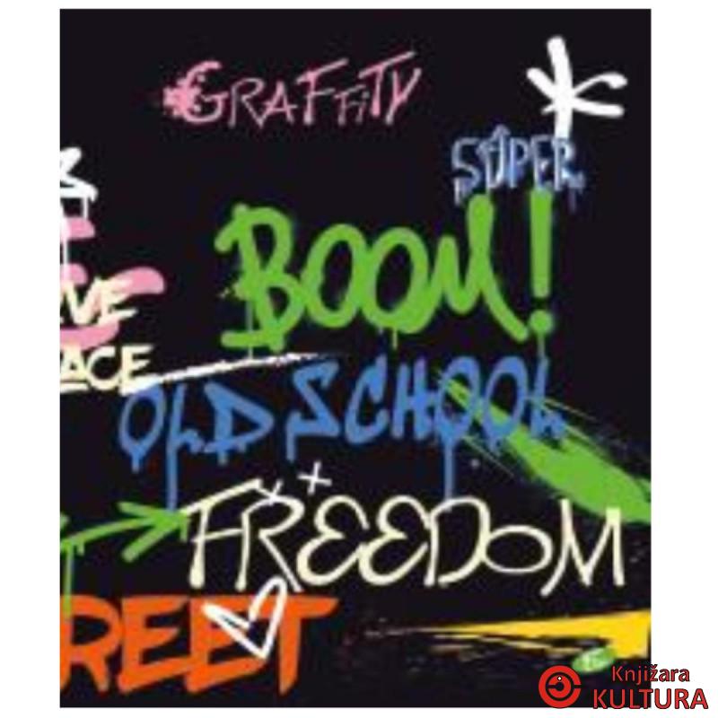 SVESKA A4 52L GRAFITI NEW KARO 