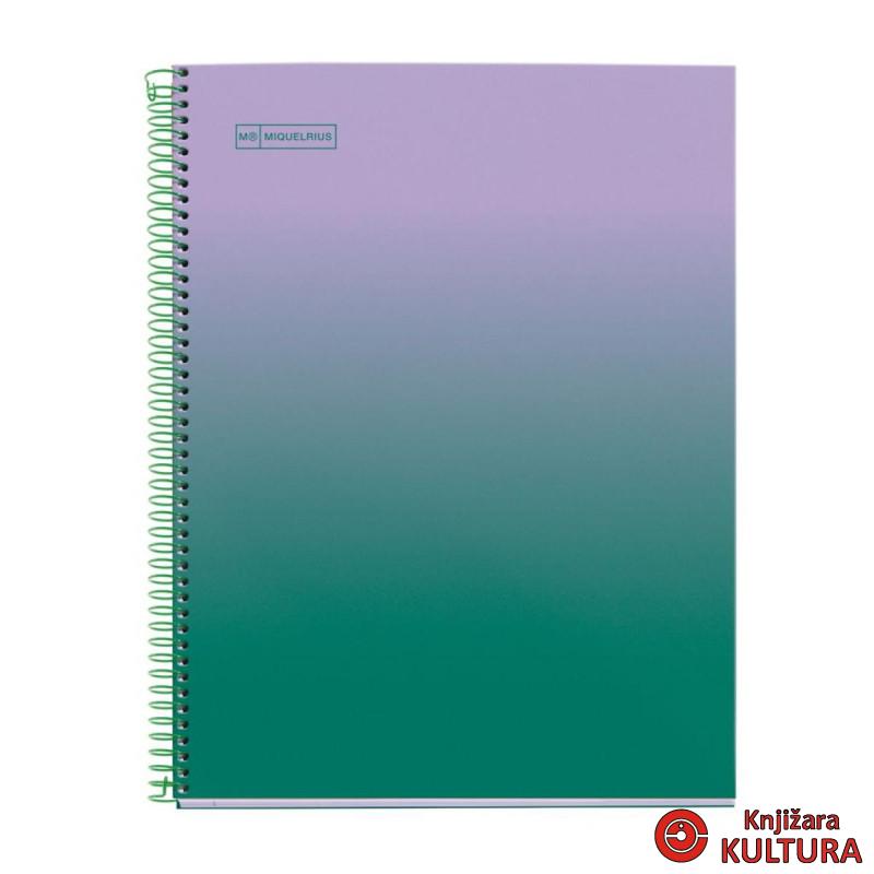 SVESKA A4 80 SQU 90G GRADIENT LAVANDA 