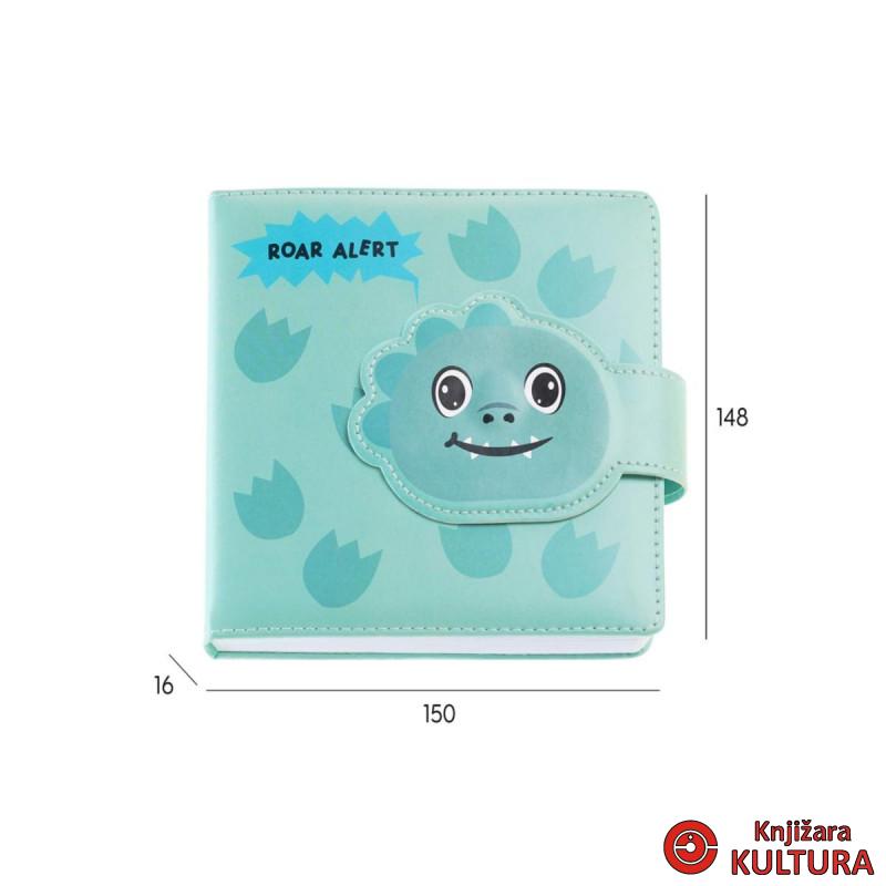 SVESKA PADDED MAGNET DINO B2F 