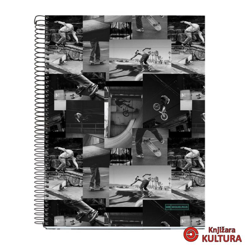 SVESKA A4 140 SQU 70G SKATE PARK 
