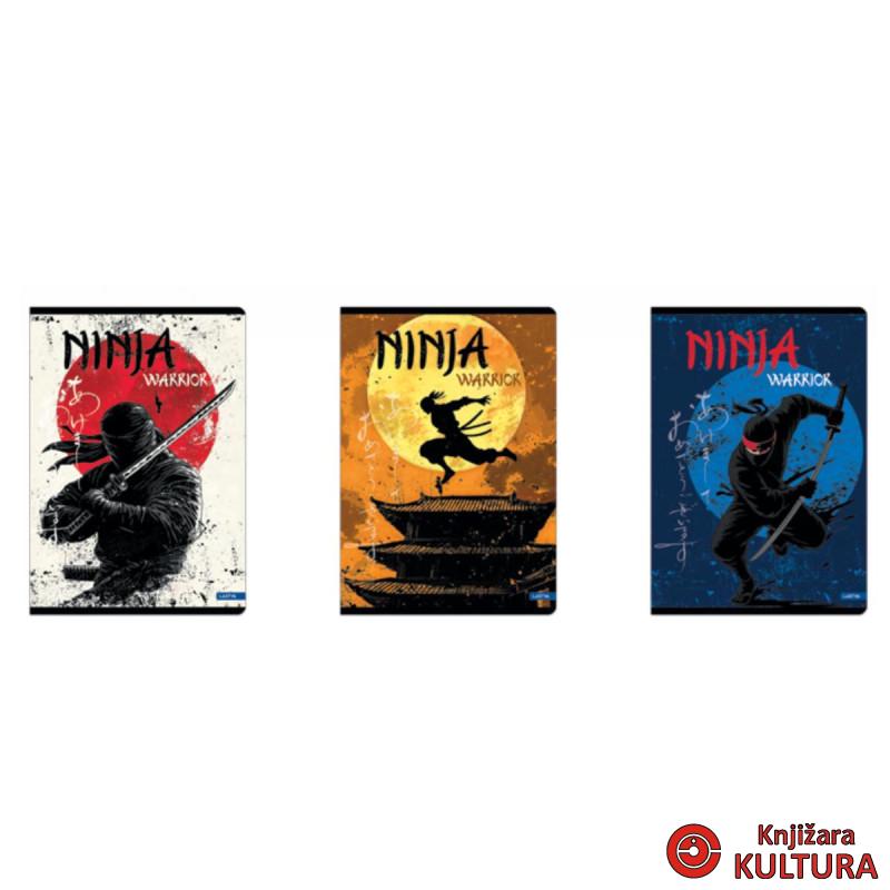 SVESKA A5 MP NINJA WARRIOR KARO 