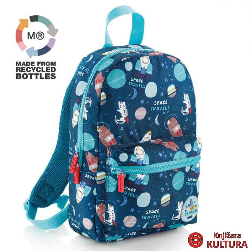SMALL DOUBLE RPET RUKSAK SPACE MR 