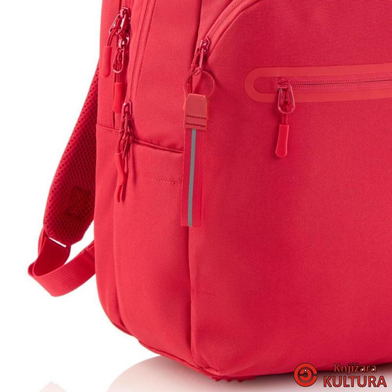 RUKSAK ŠKOLSKI OSLO RECYC.RAW RED 