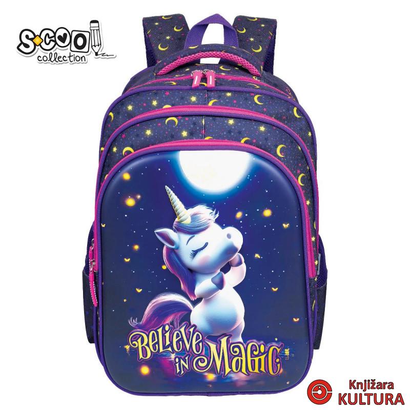RANAC OJAČANA LEĐA 3D EVA BELIEVE IN MAGIC 42*30*22CM SC3322 