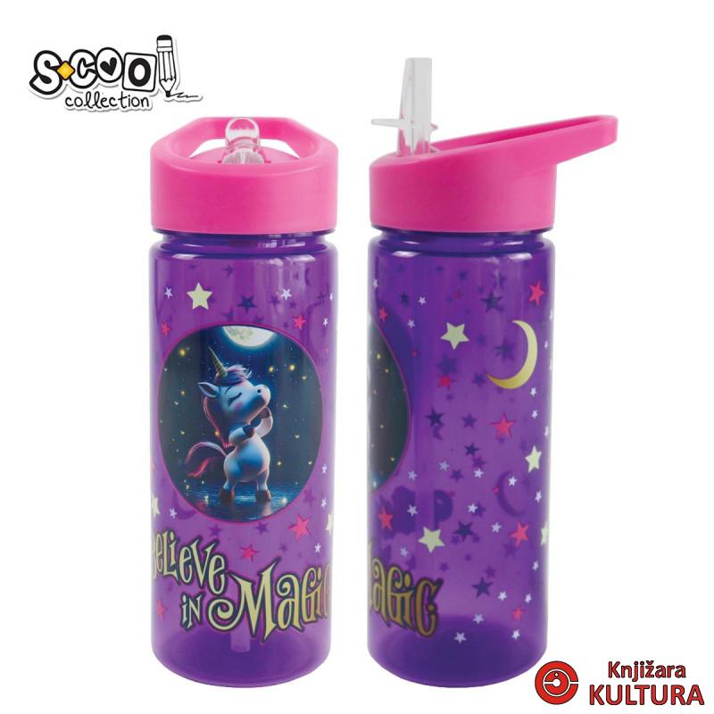 FLAŠICA ZA VODU PVC 6,6/8,5*23CM 600ML  SC3400 