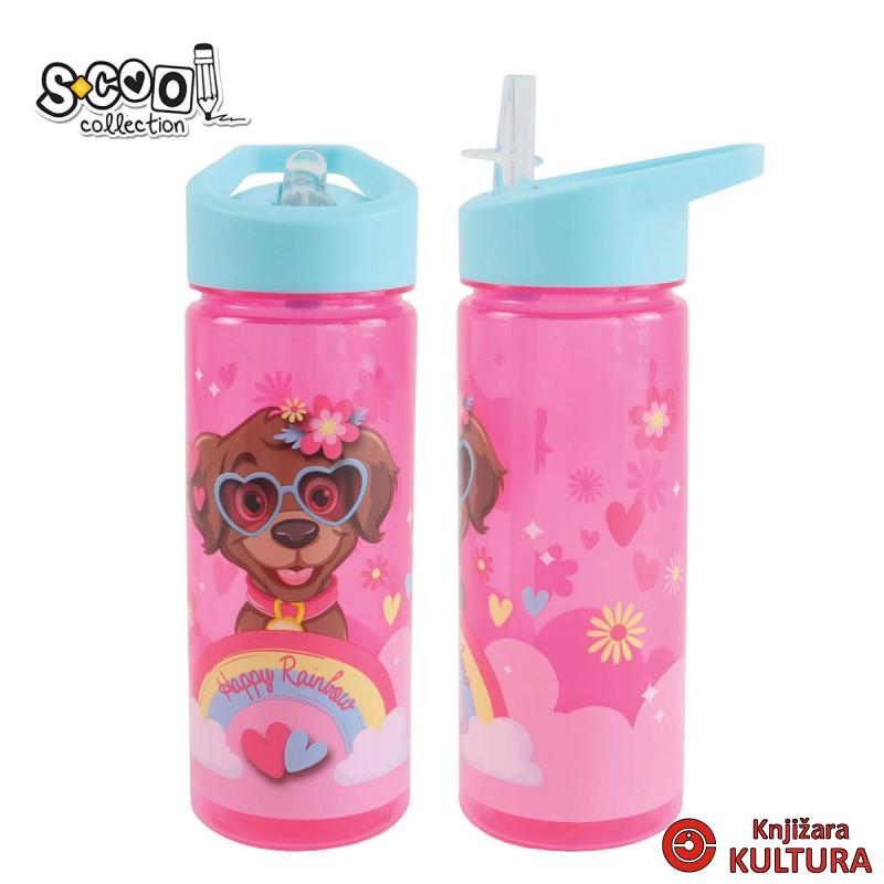 FLAŠICA ZA VODU PVC 6,6/8,5*23CM 600ML  SC3402 