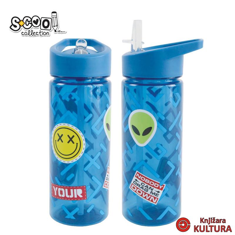 FLAŠICA ZA VODU PVC 6,6/8,5*23CM 600ML  SC3403 