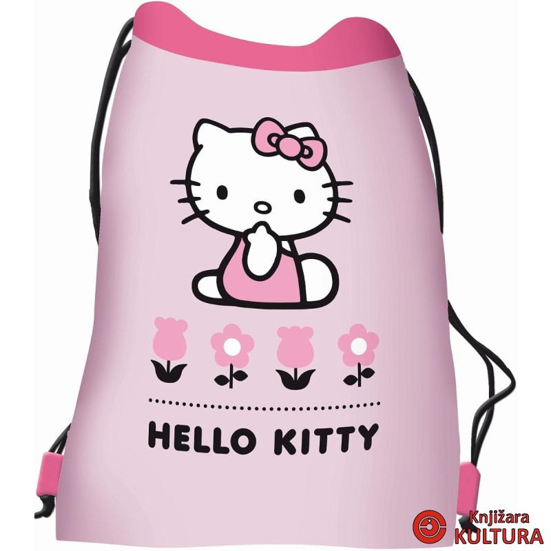 TORBA ZA PATIKE HELLO KITTY PINK  34*40CM 99047 