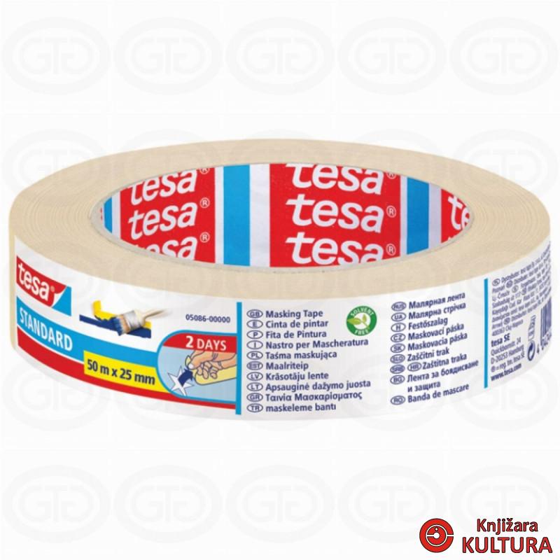 TRAKA LJEPLJIVA KREP 25mm*50m TESA STANDARD 