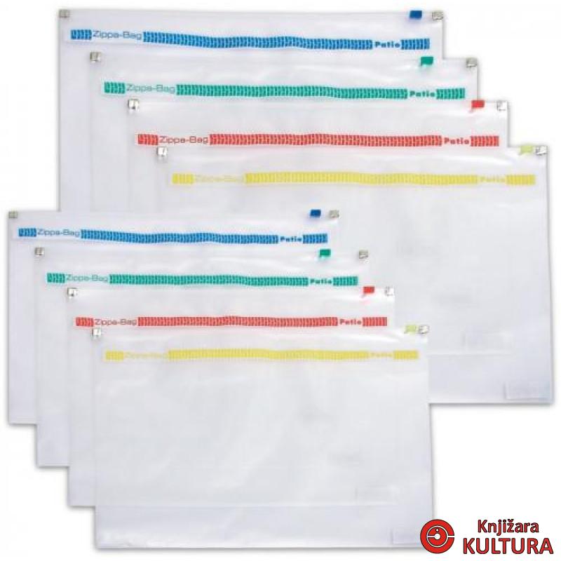 FASCIKLA A4 ZIPPER ZELENA 