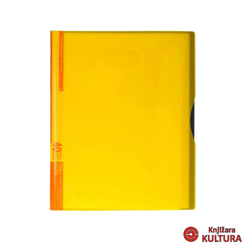 FASCIKLA 40 FOLIJA  NEON ŽUTA 