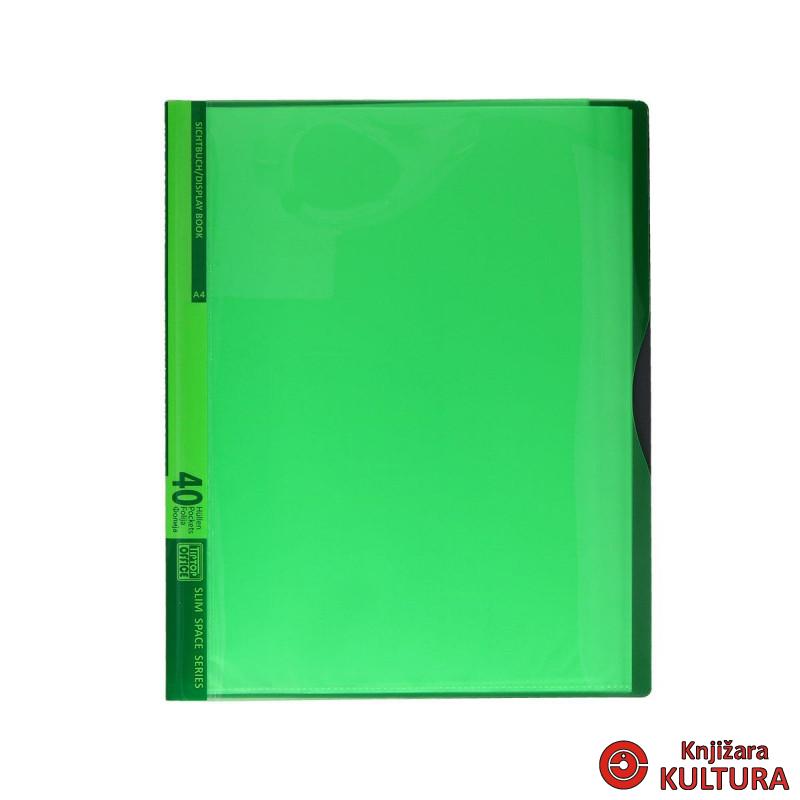 FASCIKLA 40 FOLIJA  NEON ZELENA 