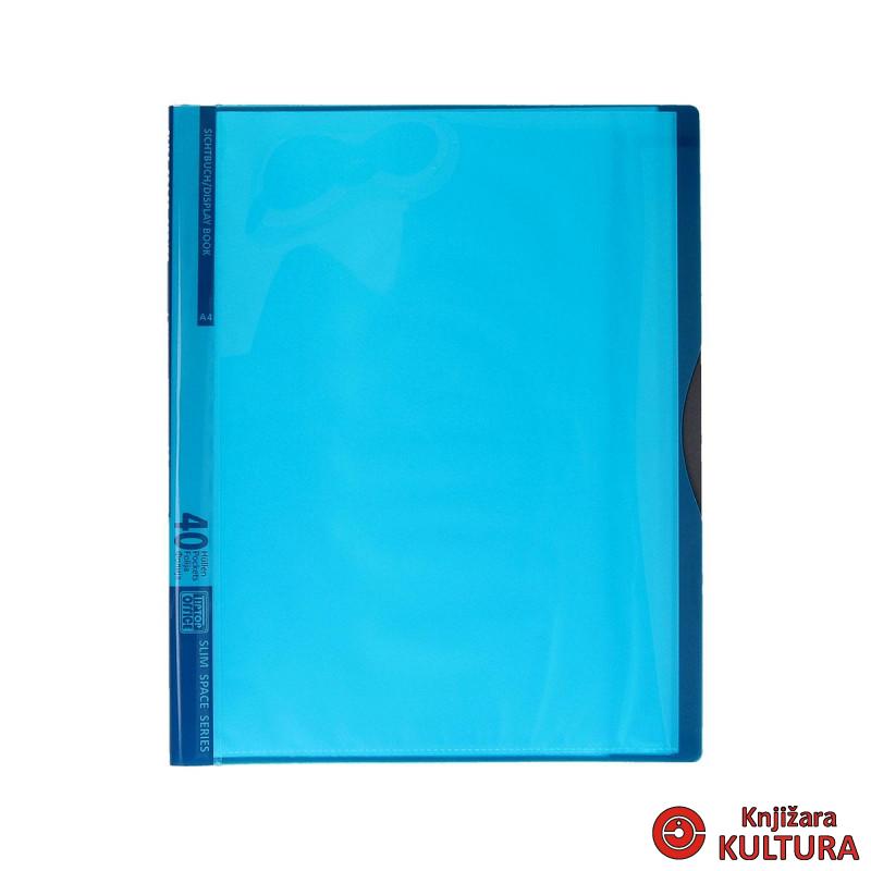 FASCIKLA 40 FOLIJA NEON PLAVA 