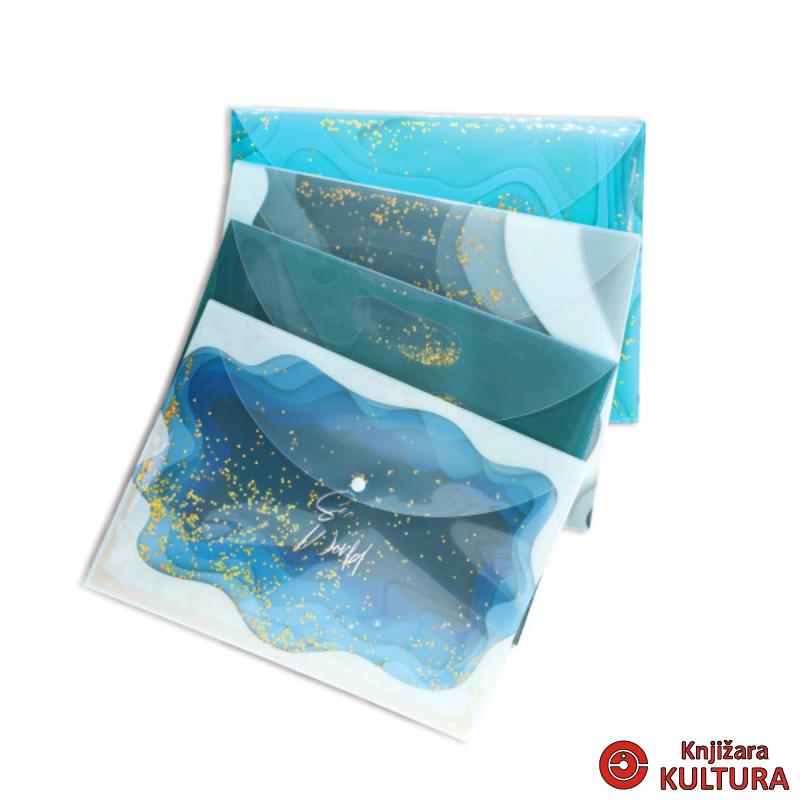 FASCIKLA PISMO DUGME A4 SEA WORLD 24x33CM OF572 