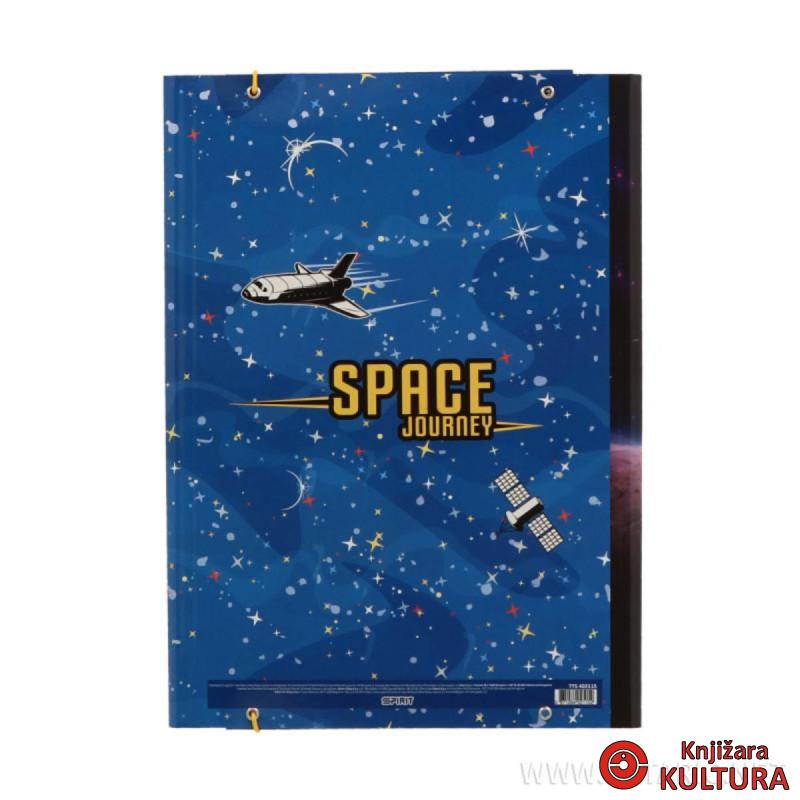 FASCIKLA SA GUMOM A4 SPACE 600gr PLAVA 