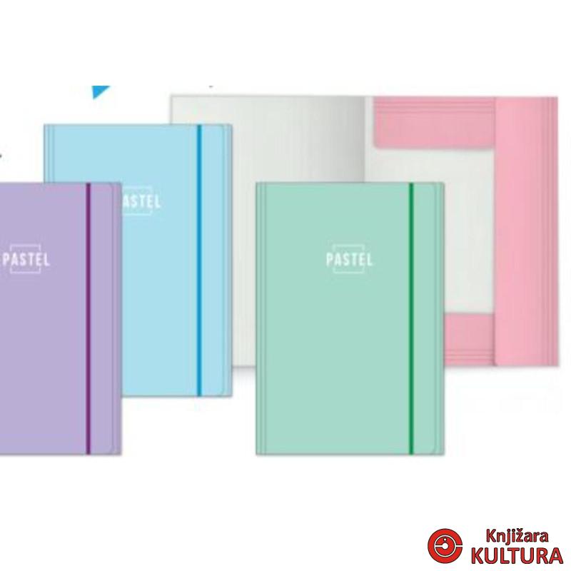 FASCIKLA A4 SA GUMOM PASTEL LASTVA 