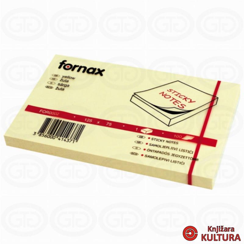 POST IT BLOK 125X75 100L FORNAX 