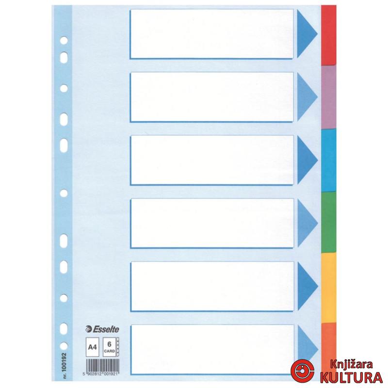 KARTON ULOŽNI A4 6 PREG 100192 