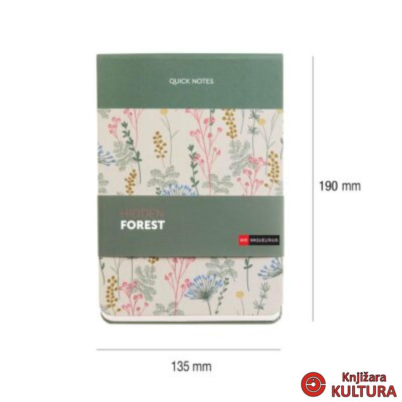 NOTES RULER HIDDEN FOREST MR7774 