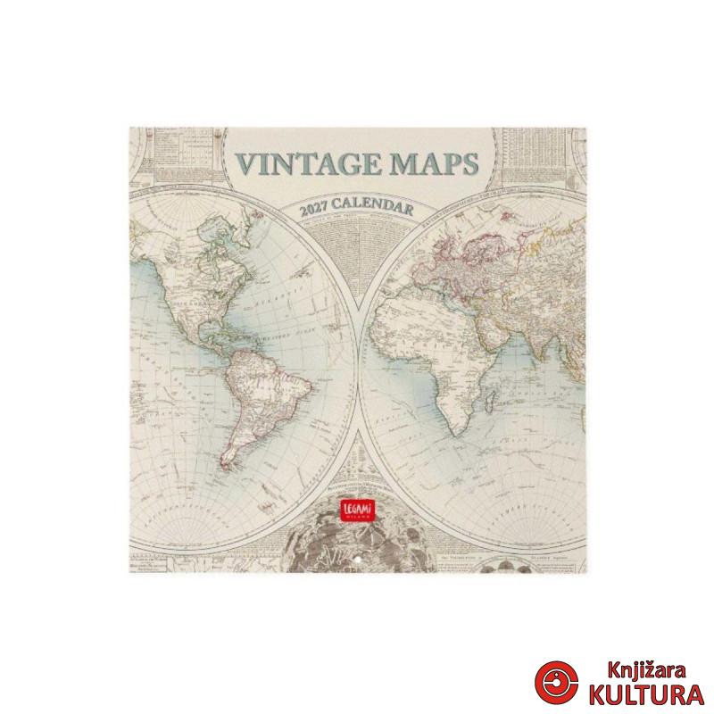 ZIDNI KALENDAR 2027 VINTAGE CAL270038 