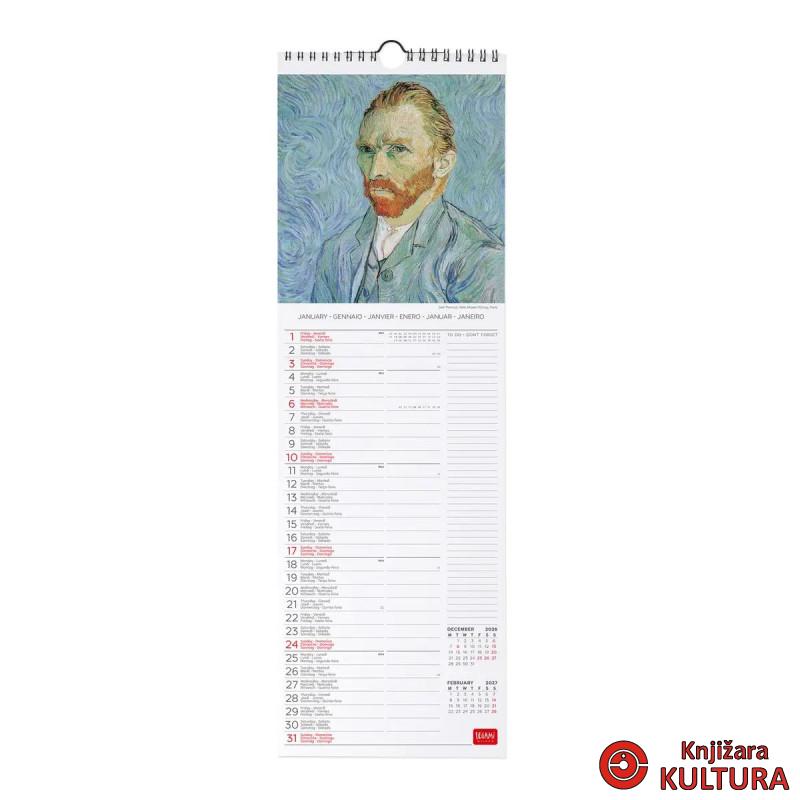 ZIDNI KALENDAR 2027 ART COLL CAL270066 