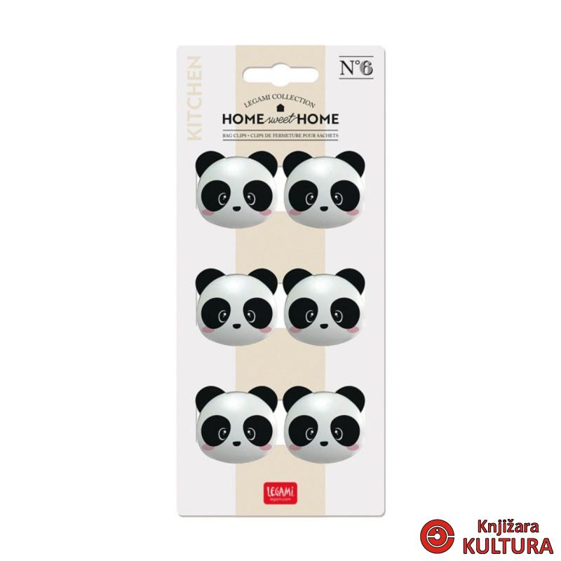 ŠTIPALJKE ZA KESE PANDA CLIP0002 