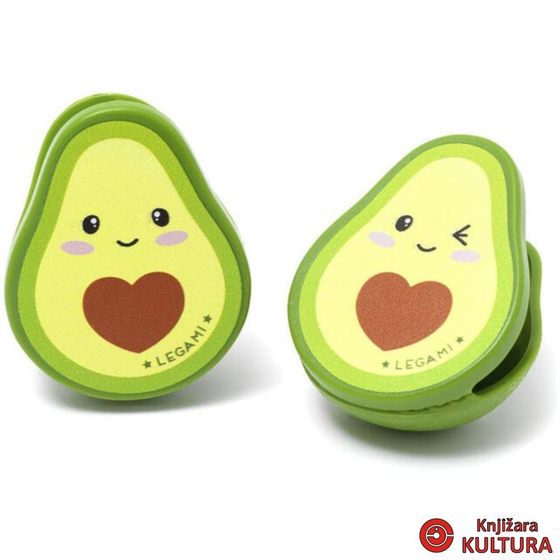 ŠTIPALJKE ZA KESE AVOCADO CLIP0005 