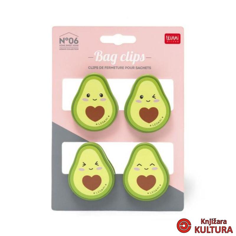 ŠTIPALJKE ZA KESE AVOCADO CLIP0005 