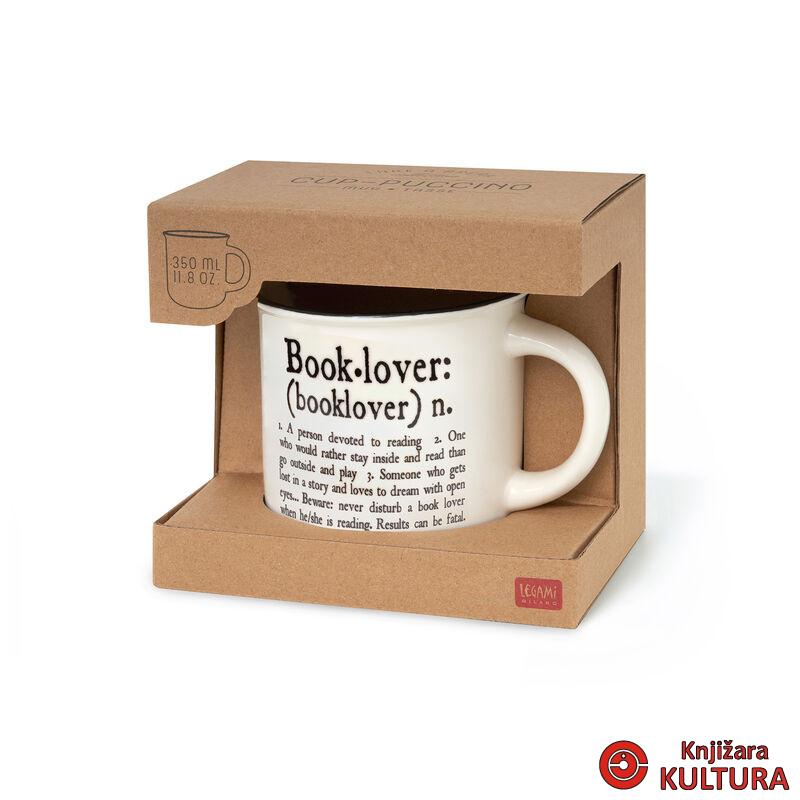 ŠOLJA ZA CAPPUCCINO BOOKLOVER 