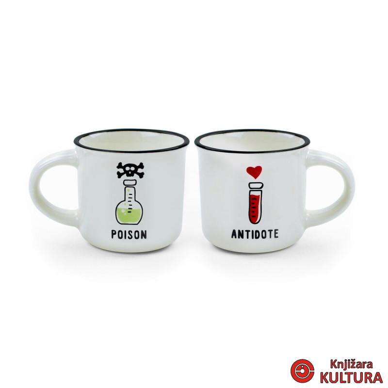 ŠOLJE ZA KAFU - ESPRESSO FOR TWO - POISON AND ANTIDOTE 