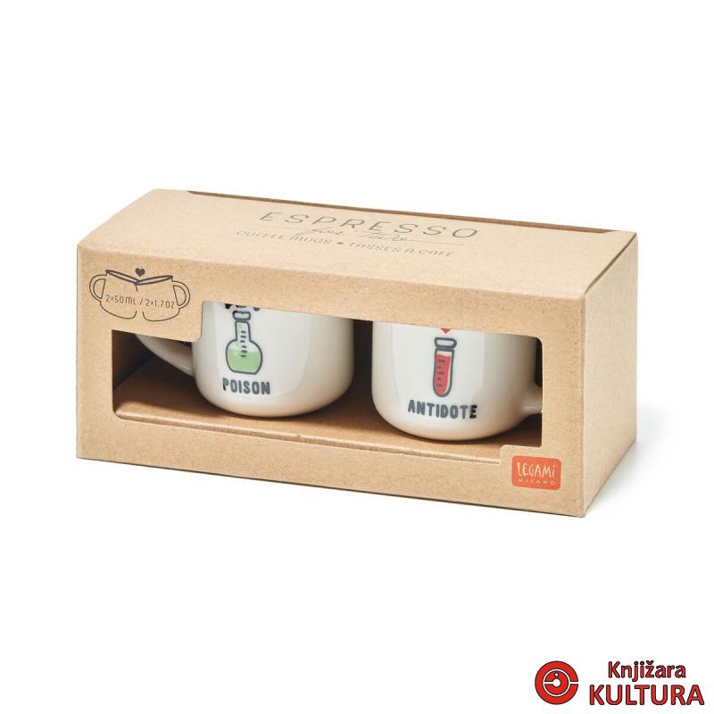 ŠOLJE ZA KAFU - ESPRESSO FOR TWO - POISON AND ANTIDOTE 