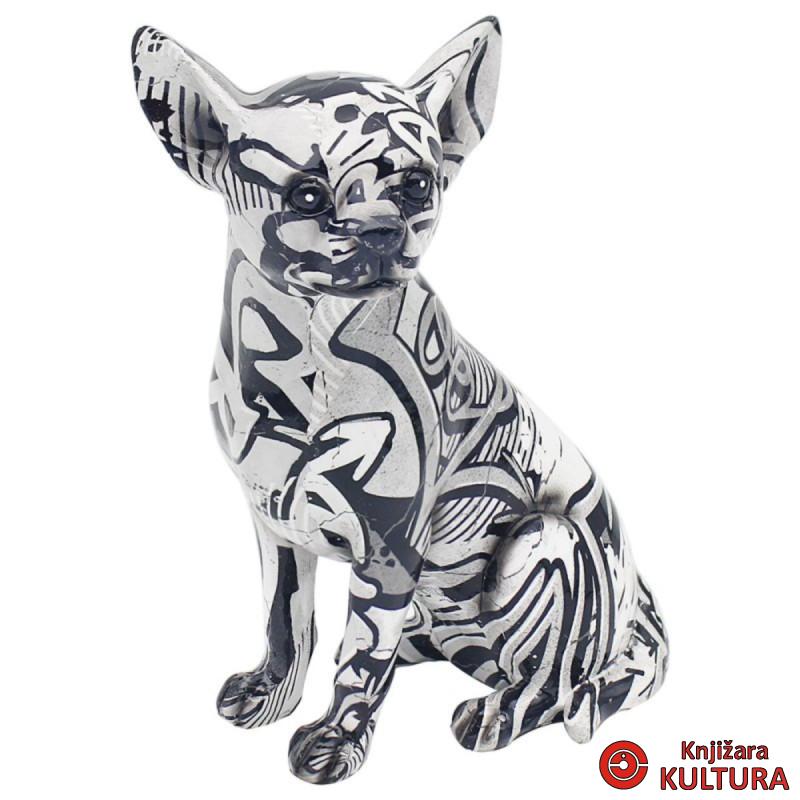 FIGURA MONOCHROME CHIHUAHUA SITTING LP48622 