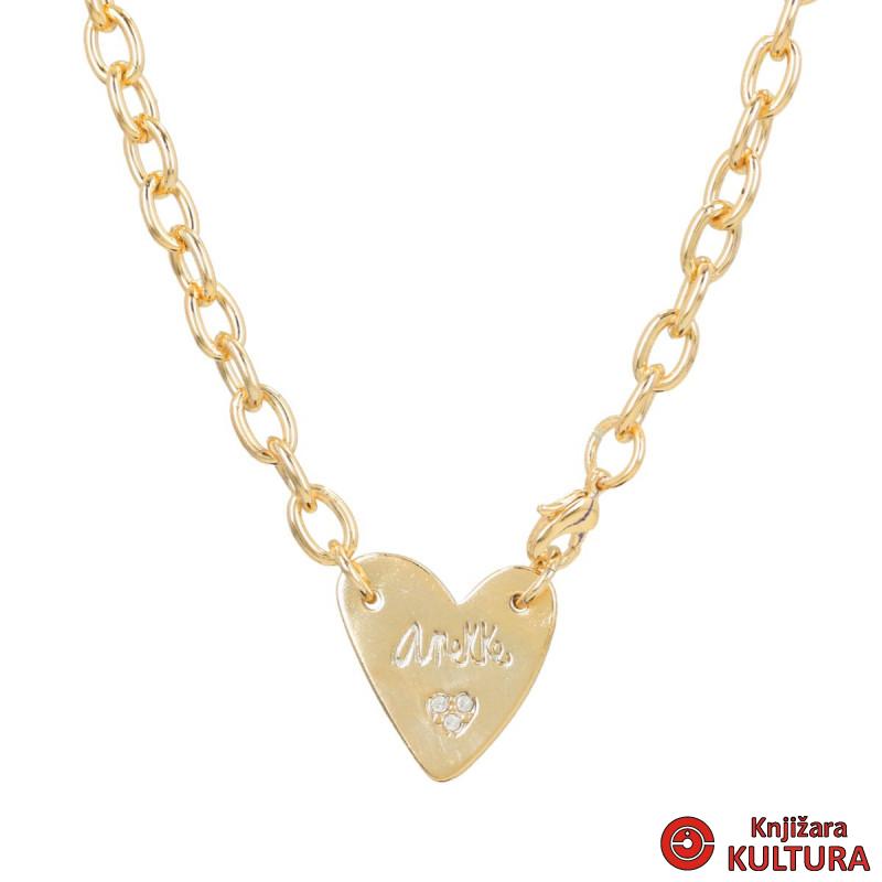 OGRLICA POZLAĆENA SRCE 34800-601G 