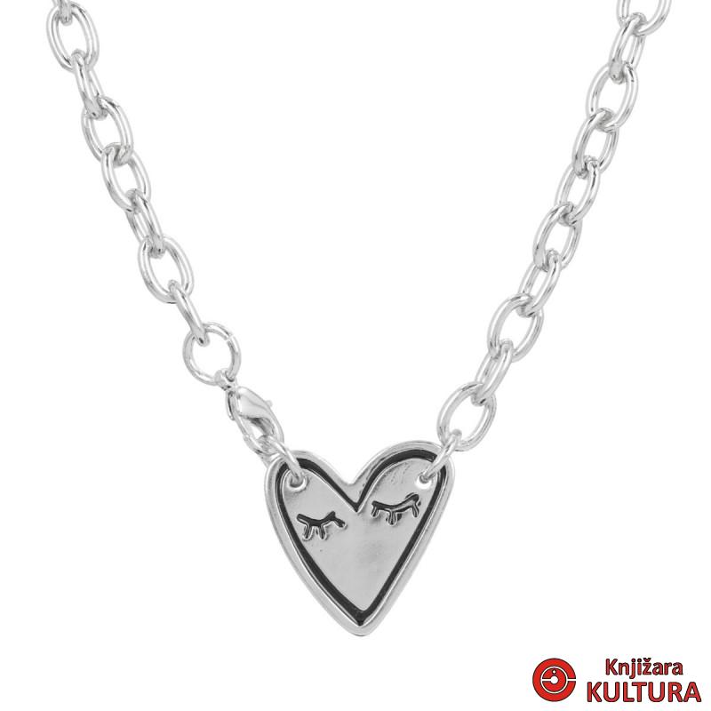 OGRLICA POSREBRENA SRCE 34800-601S 