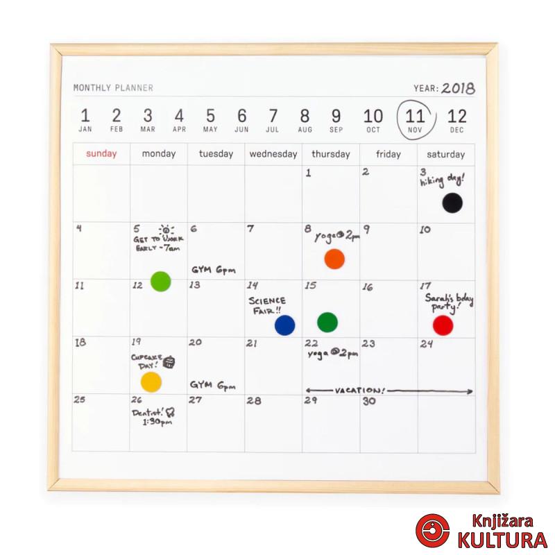 TABLA BIJELA KALENDAR MH76-L 