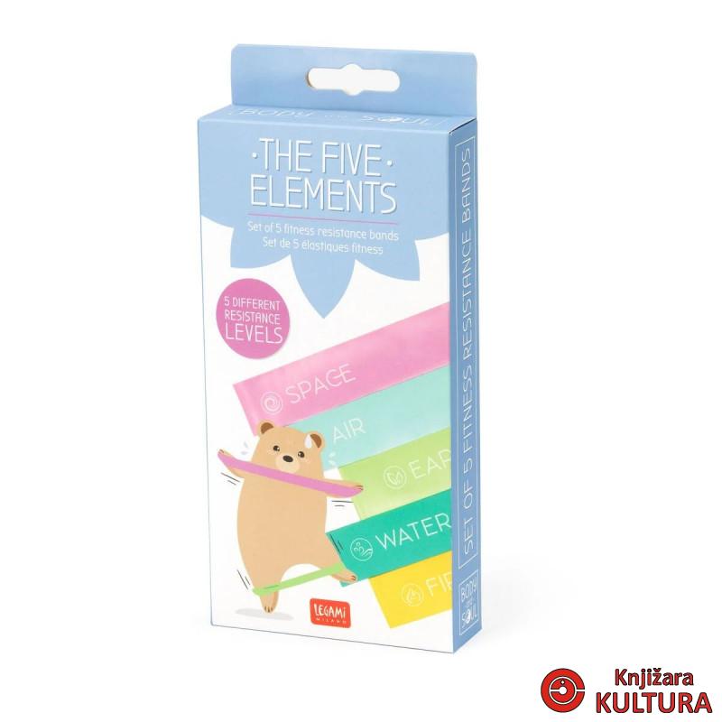 ELASTIČNE TRAKE ZA FITNES THE FIVE ELEMENTS 