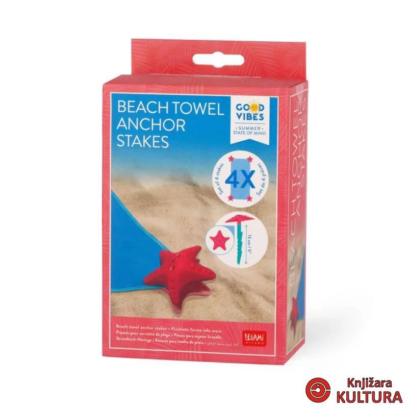 DRŽAČ PEŠKIRA ZA PLAŽUL ANCHOR STAKES STARFISH 