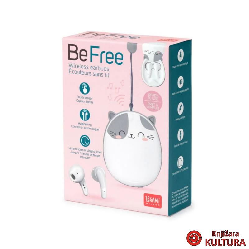 SLUŠALICE BEŽIČNE BE FREE KITTY 