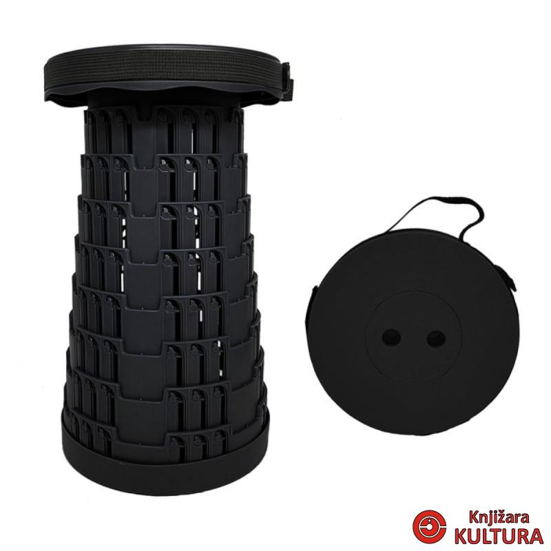 STOLICA TELESKOPSKA CRNA LP72915 