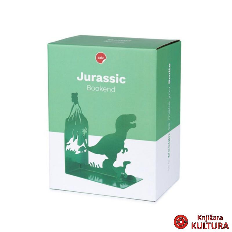 Držač za knjige, Jurassic, zeleni, metal 