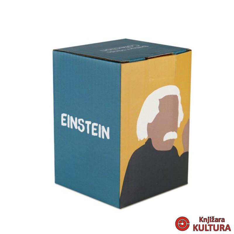 Čaša za olovke, Albert Einstein, bijeli, ceramic 