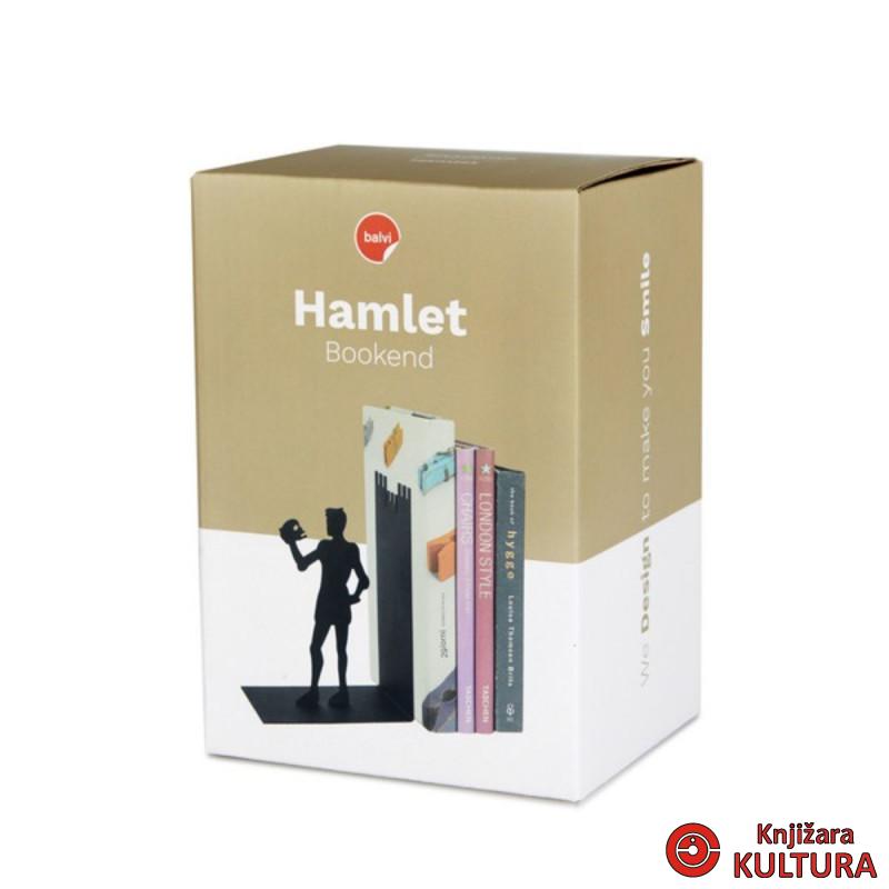 Držač za knjige, Hamlet, crni, metal 