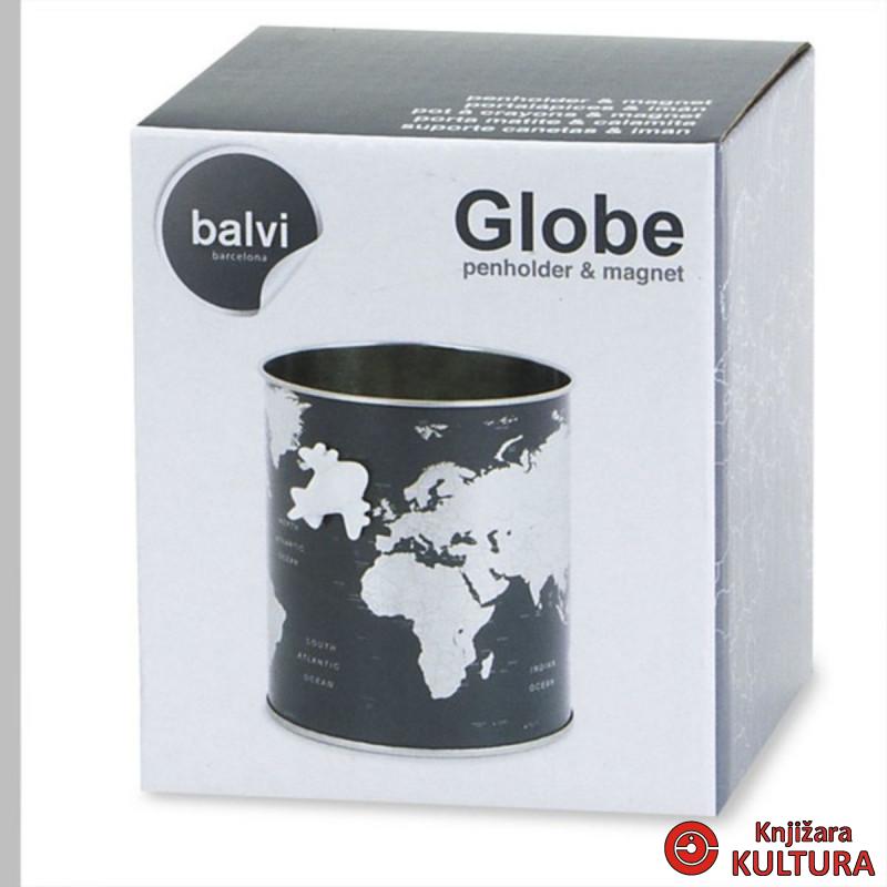 Čaša za olovke, Globe, tin 
