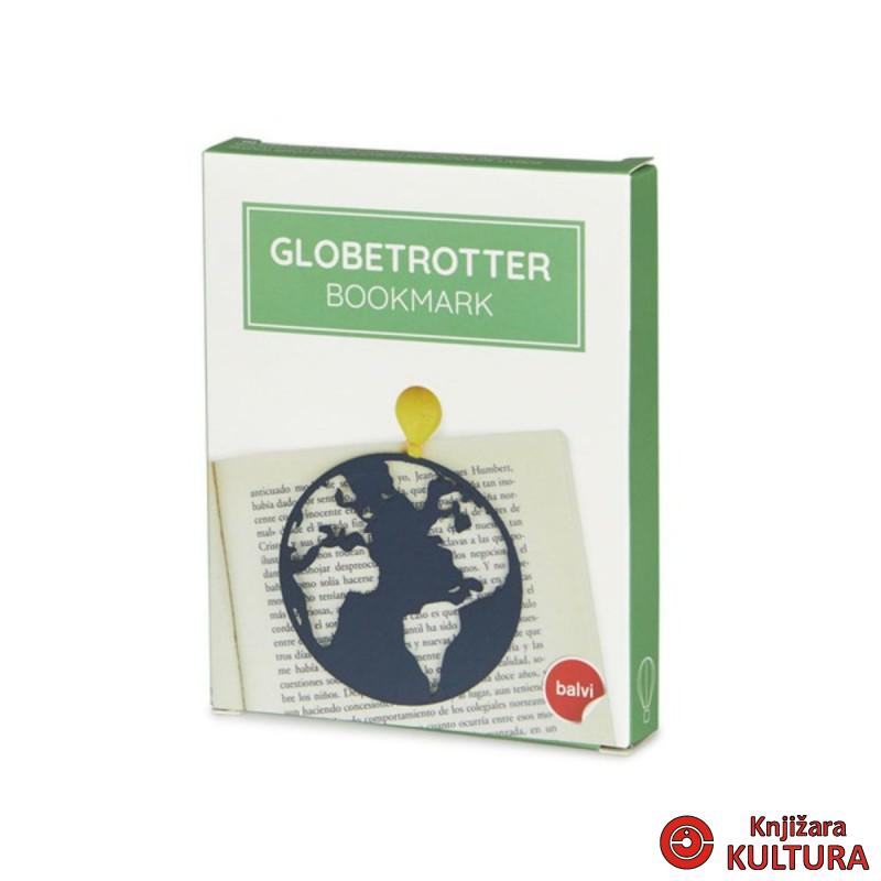Obilježivač stranica, Globetrotter, blue, nylon/plastic 